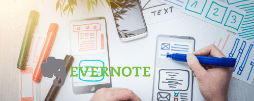 Notizbuch Evernote als Tool für remotes Arbeiten